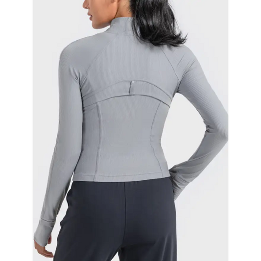 Ultimate Zip Up Long Sleeve Sports Jacket for Unmatched Comfort Clothing Tops Trendsi