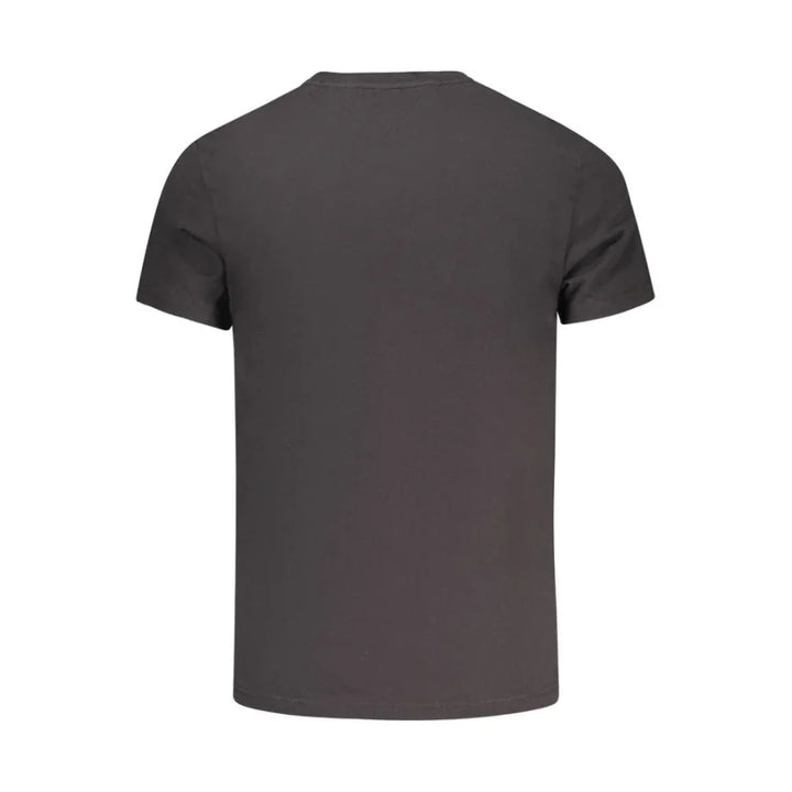 Tommy Hilfiger Black Cotton Men’s T-Shirt