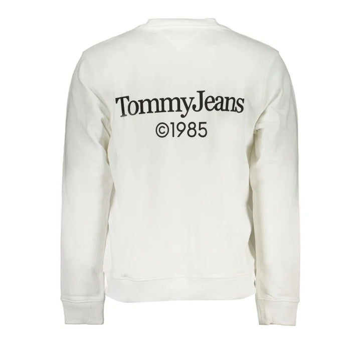 Tommy Hilfiger White Cotton Men’s Sweatshirt