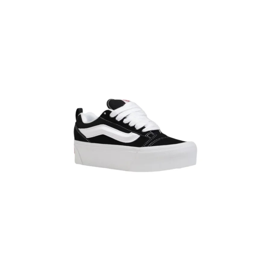 Vans Black And White Suede Leather Chunky Sneakers