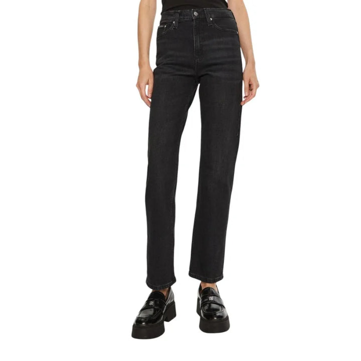 Calvin Klein Jeans Black Cotton Mom