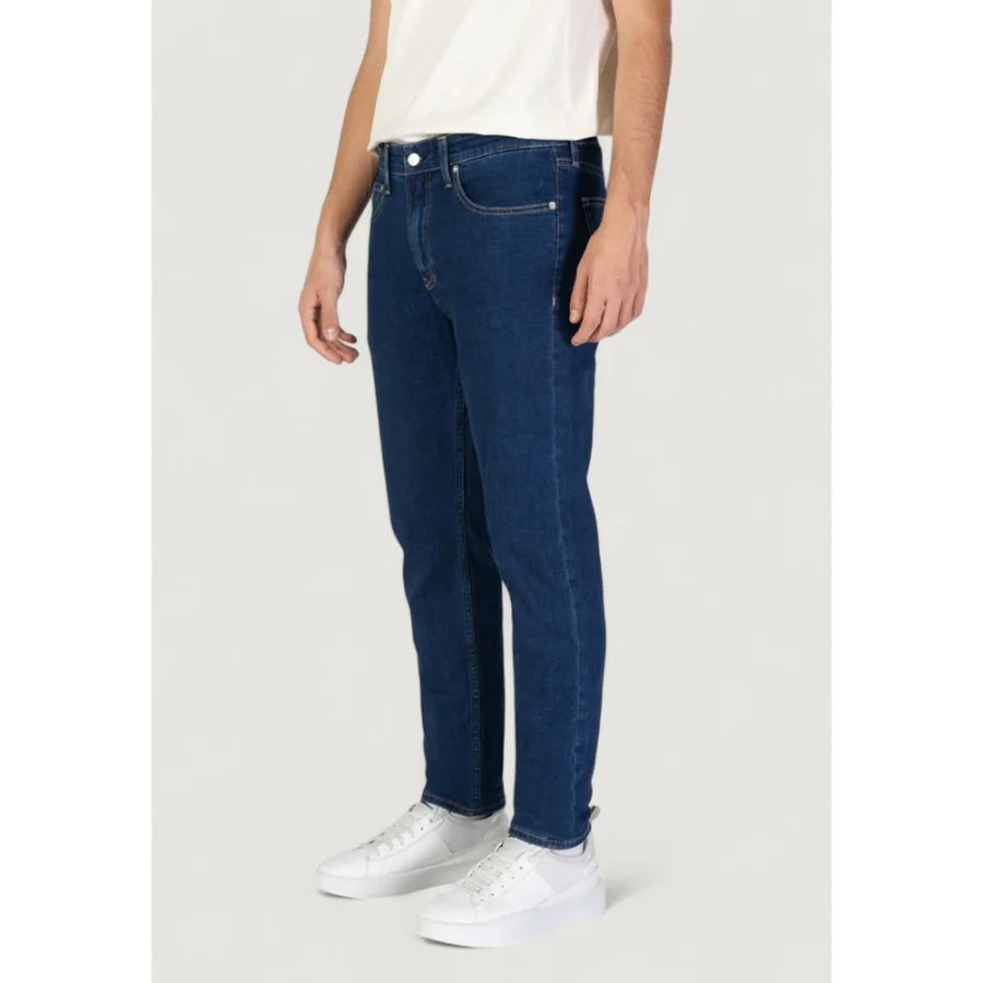 Calvin Klein Jeans Blue Cotton Slim Fit