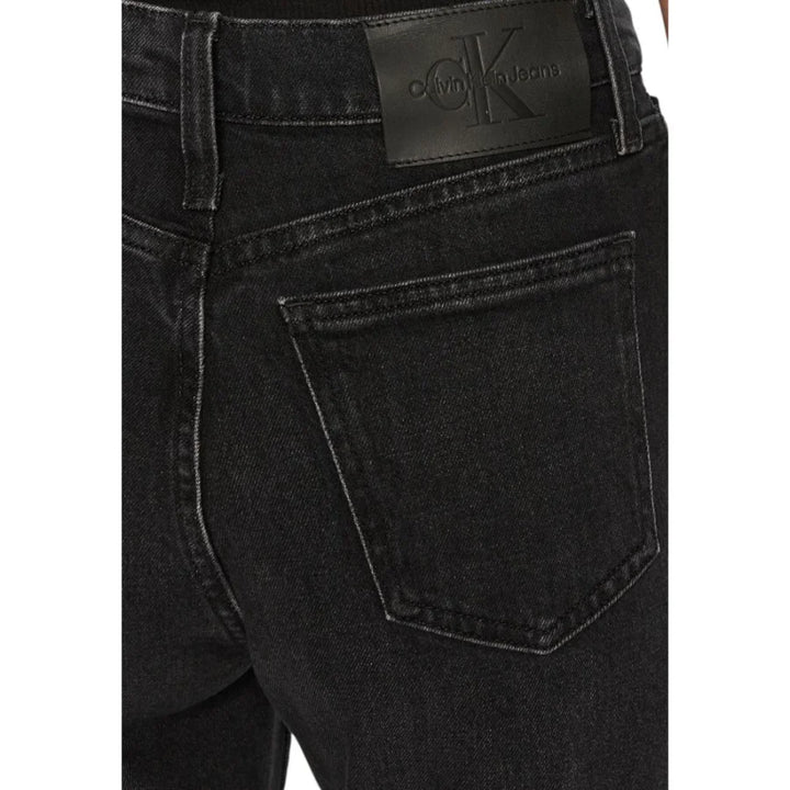 Calvin Klein Jeans Black Cotton Mom