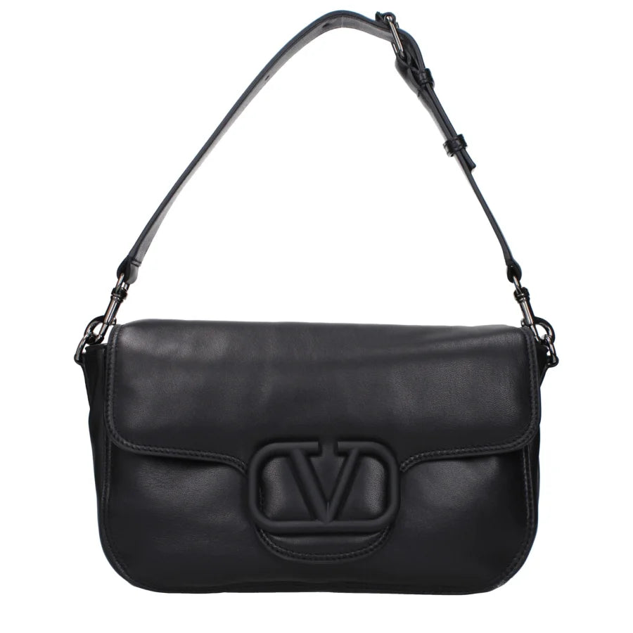 Valentino Garavani Black Leather Handbag
