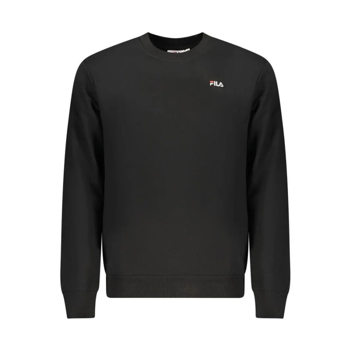 Fila Black Organic Cotton Men Sweatshirt