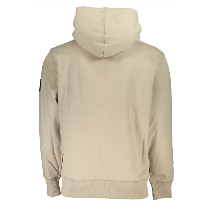 Calvin Klein Beige Cotton Men’s Sweatshirt