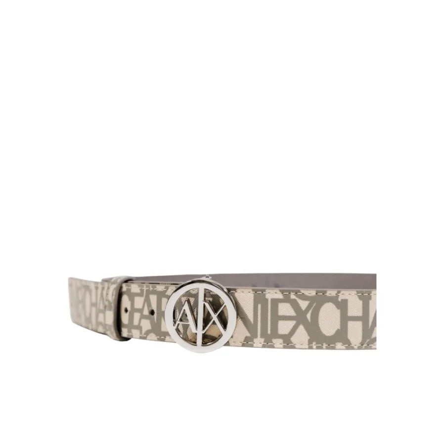 Armani Exchange Beige Polyester Regular Belt