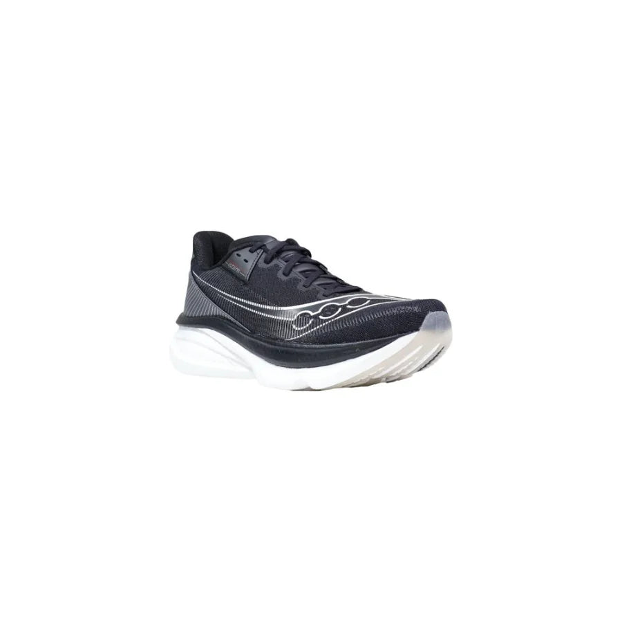 Saucony Black And White Textile Athletic Sneakers