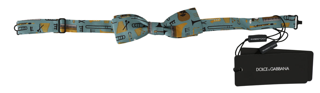 Nœud papillon élégant en soie vert menthe Jazz Club de Dolce &amp;amp; Gabbana