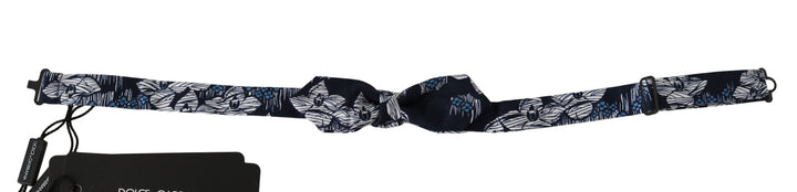Nœud papillon élégant en soie bleu marine Dolce &amp;amp; Gabbana