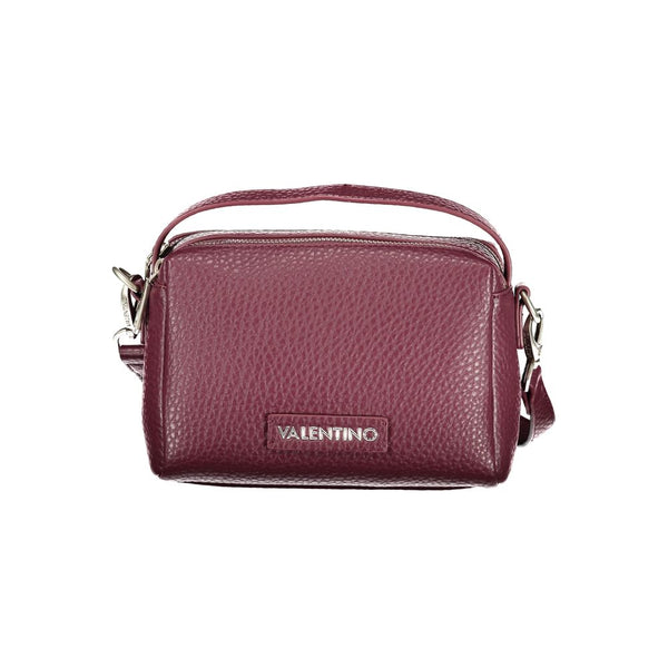 Mario Valentino - Rosso Poliuretano Womens Bag with Adjustable Shoulder Strap