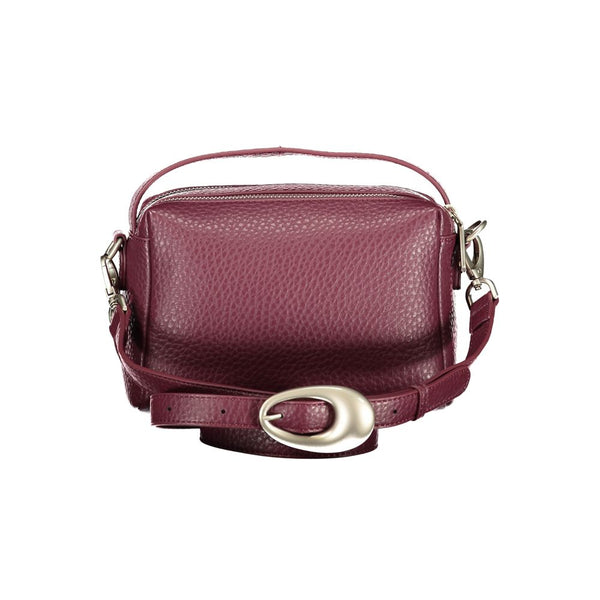 Mario Valentino - Rosso Poliuretano Womens Bag with Adjustable Shoulder Strap