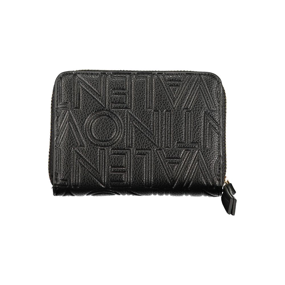 Mario Valentino Black Polyurethane Women Wallet