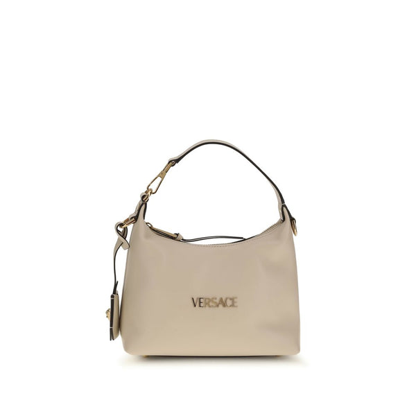 Versace - Beige Calf Leather Bos Taurus Handbag