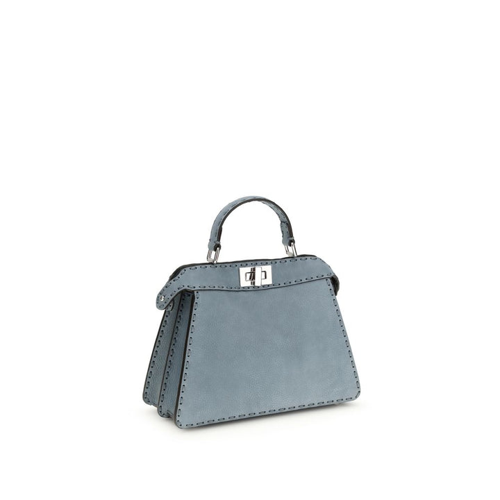 Fendi - Blue Calf Leather Bos Taurus Handbag