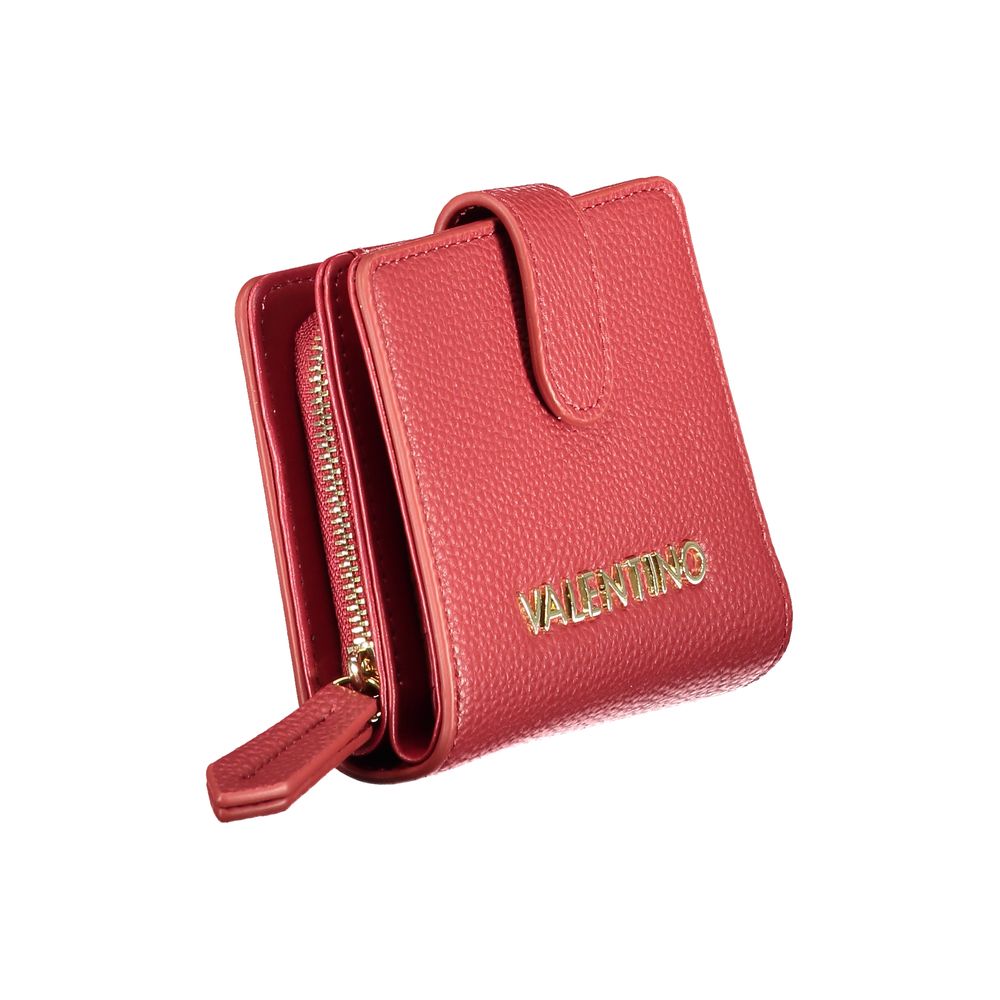 Mario Valentino Rosso Polyurethane Women Wallet