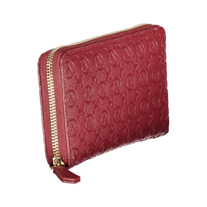 Mario Valentino Rosso Polyurethane Women Wallet