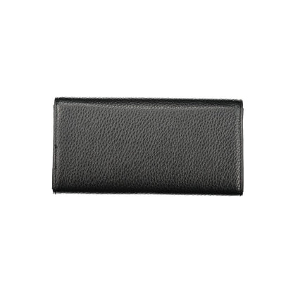 Mario Valentino Black Polyurethane Women Wallet