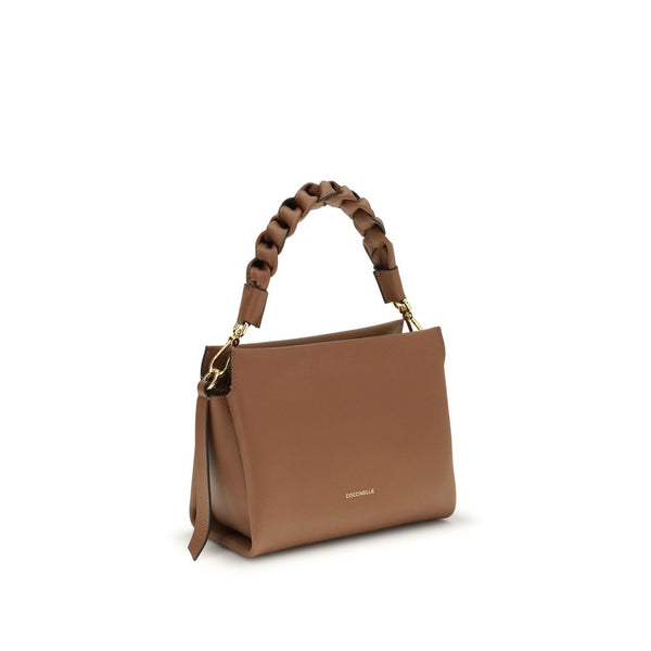 Coccinelle - Beige Calf Leather Bos Taurus Shoulder Bag