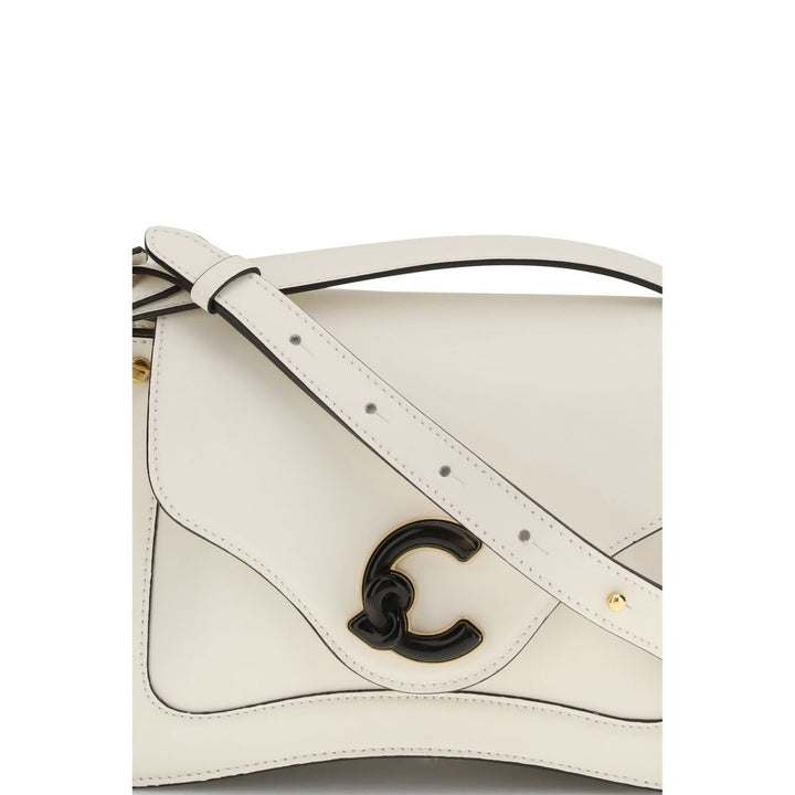 Coccinelle - Beige Calf Leather Bos Taurus Shoulder Bag