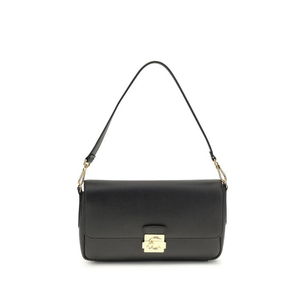 Coccinelle - Black Calf Leather Bos Taurus Shoulder Bag
