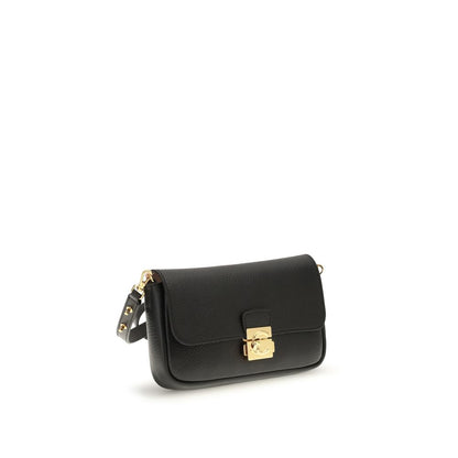 Coccinelle Black Calf Leather Bos Taurus Clutch Bag
