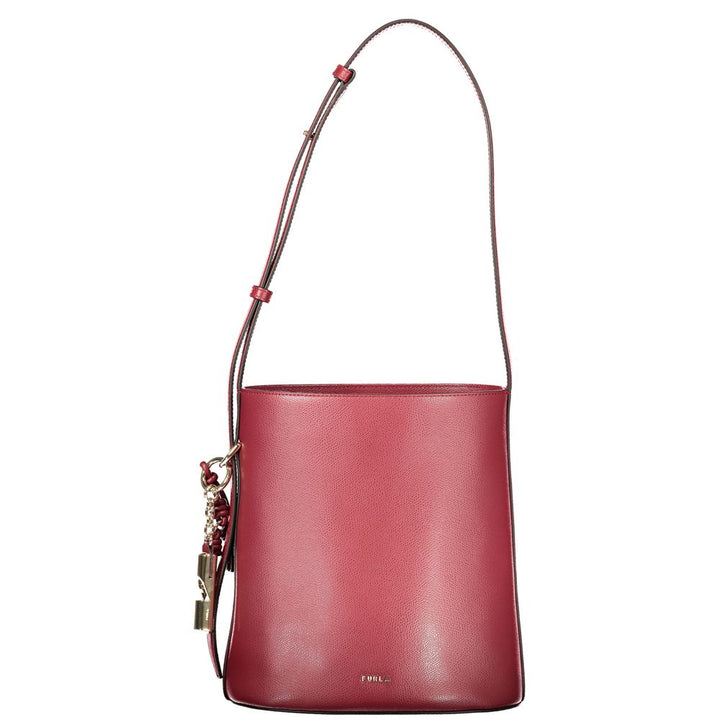 Furla - Rosso Leather Woman Bucket Bag