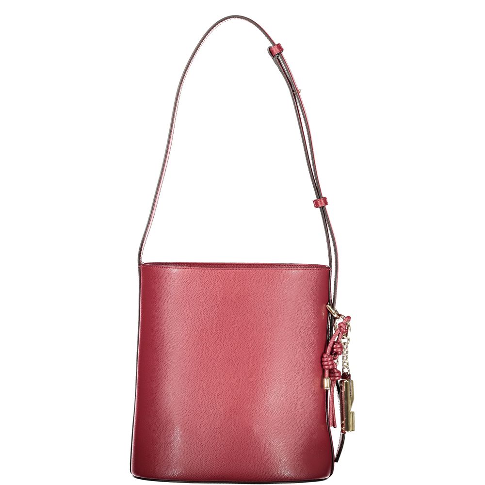 Furla - Rosso Leather Woman Bucket Bag