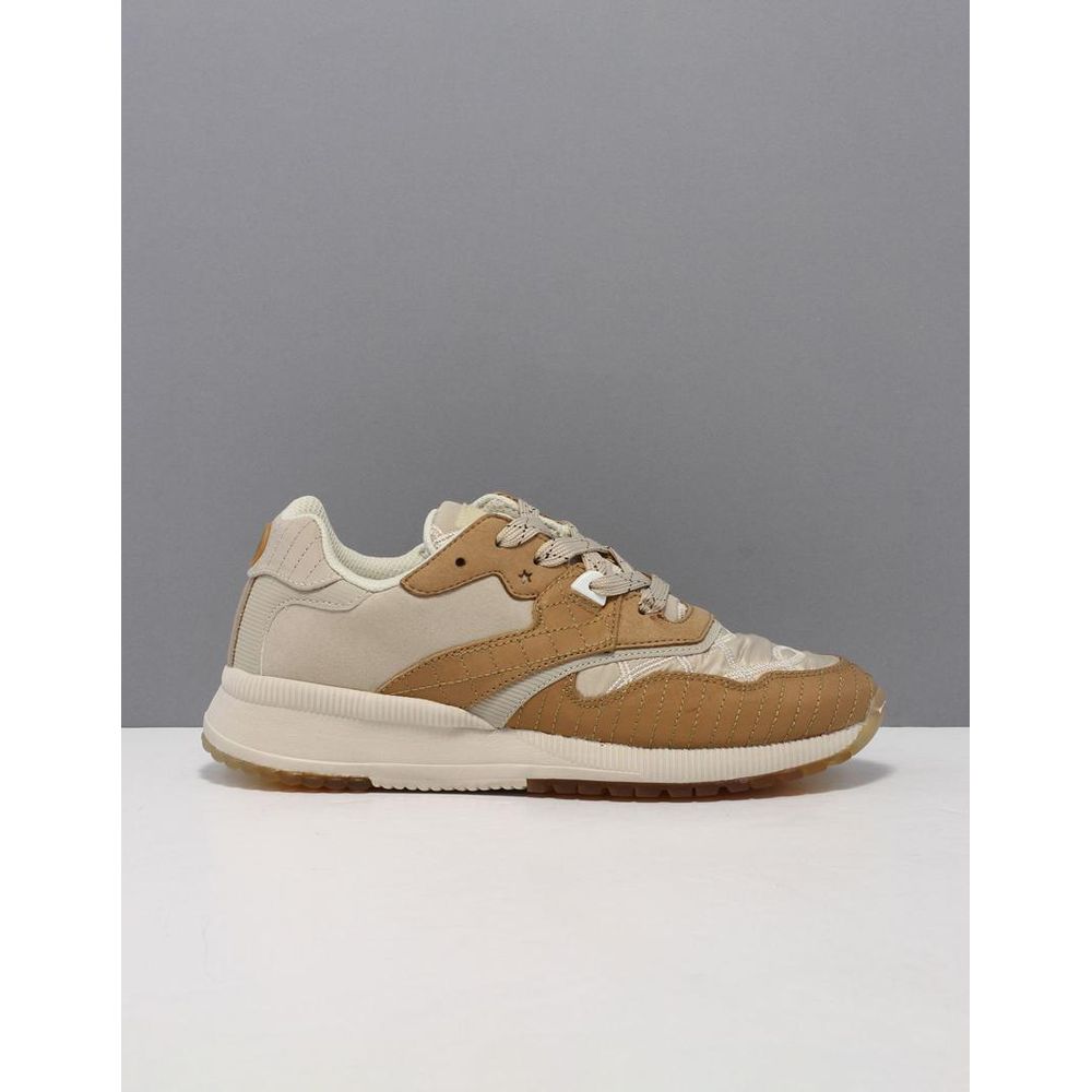 Scotch &amp; Soda Beige Nylon Low Top Sneakers