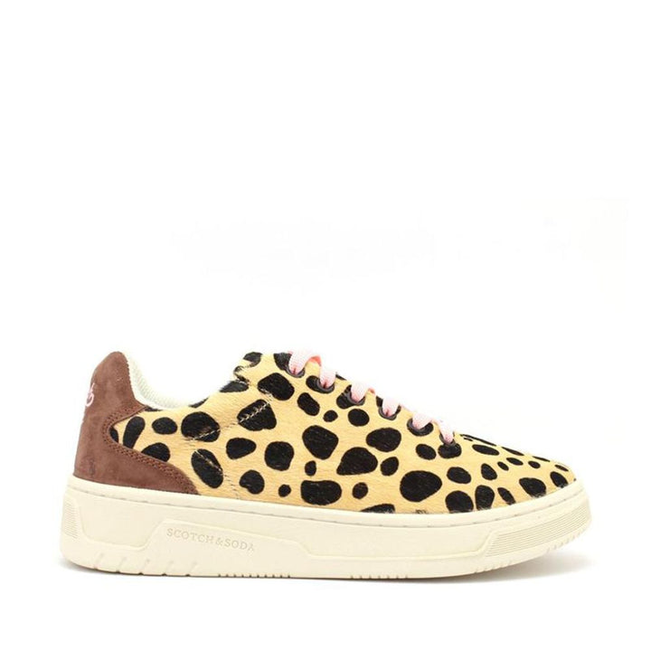 Scotch &amp; Soda Multicolor Leather Low Top Sneakers