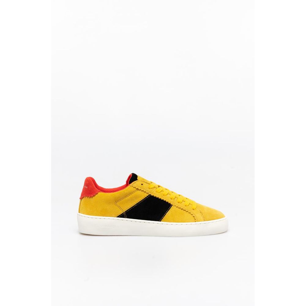 Scotch &amp; Soda Bicolor Leather Low Top Sneakers