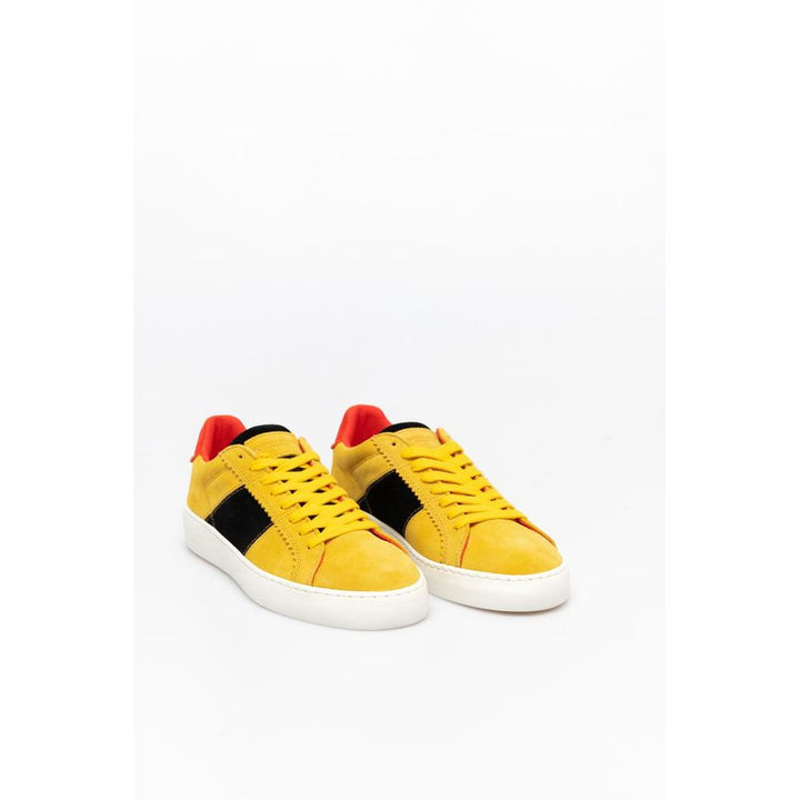 Scotch &amp; Soda Bicolor Leather Low Top Sneakers