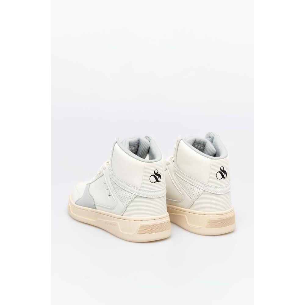 Scotch &amp; Soda White And High Top Sneakers