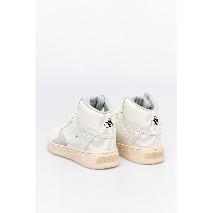 Scotch &amp; Soda White And High Top Sneakers