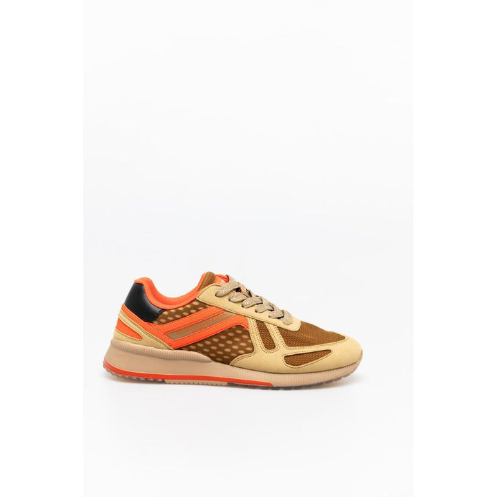 Scotch &amp; Soda Beige Leather Sneakers