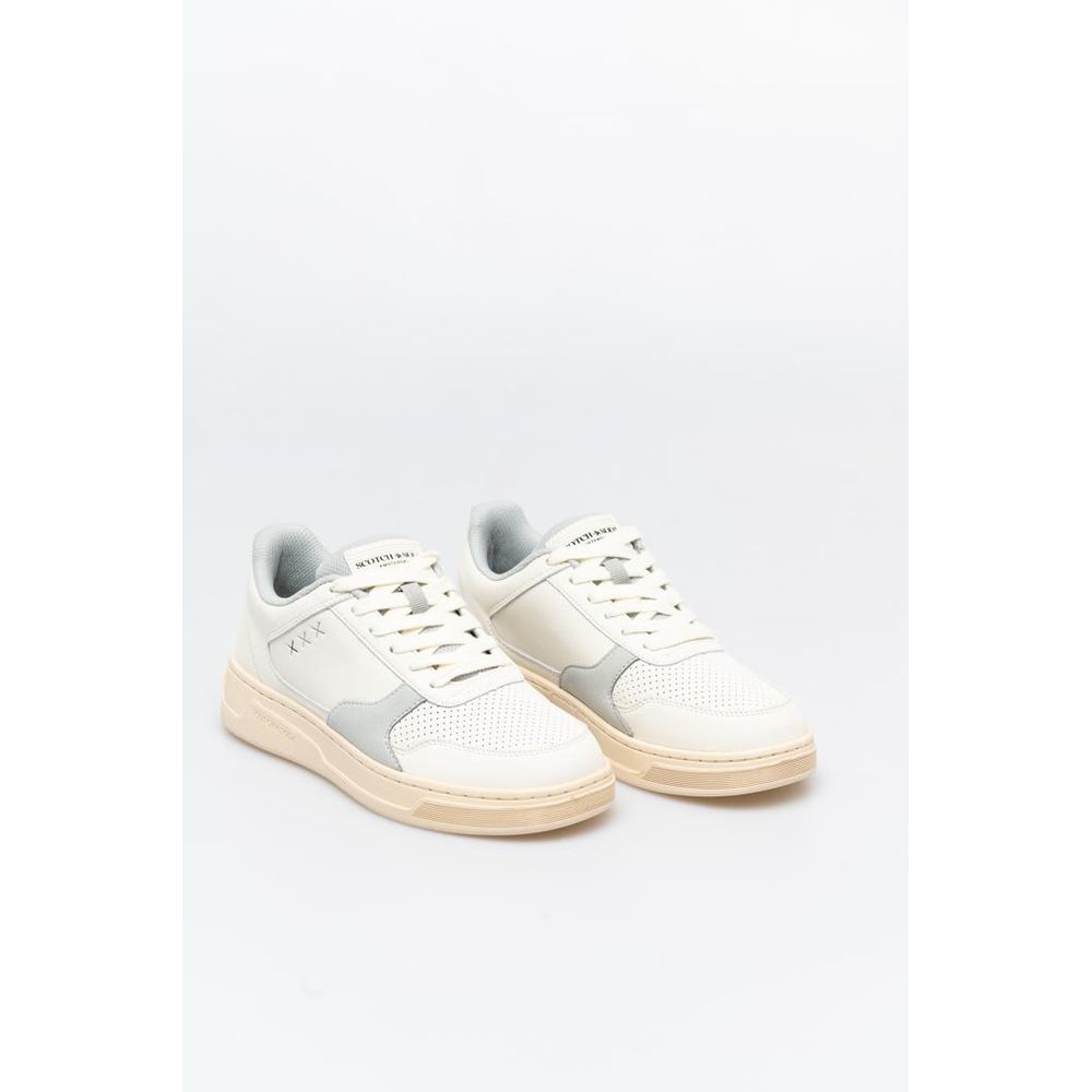 Scotch &amp; Soda White And Low Top Sneakers