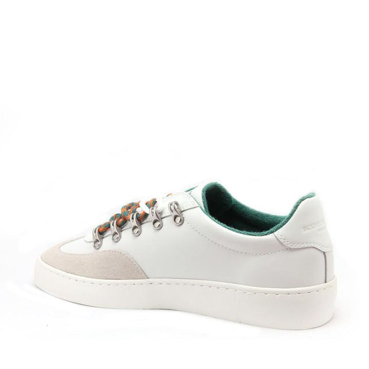 Scotch &amp; Soda White Leather Low Top Sneakers