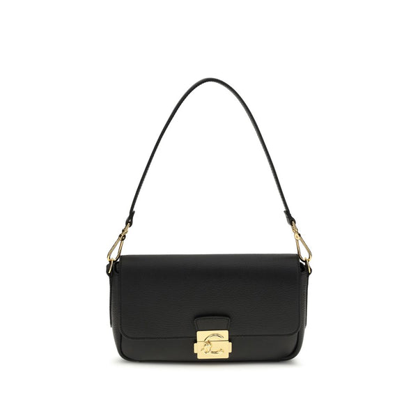 Coccinelle - Black Calf Leather Bos Taurus Shoulder Bag