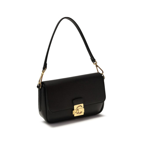 Coccinelle - Black Calf Leather Bos Taurus Shoulder Bag