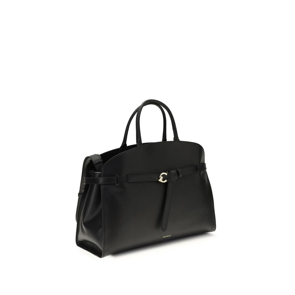 Coccinelle - Black Calf Leather Bos Taurus Handbag