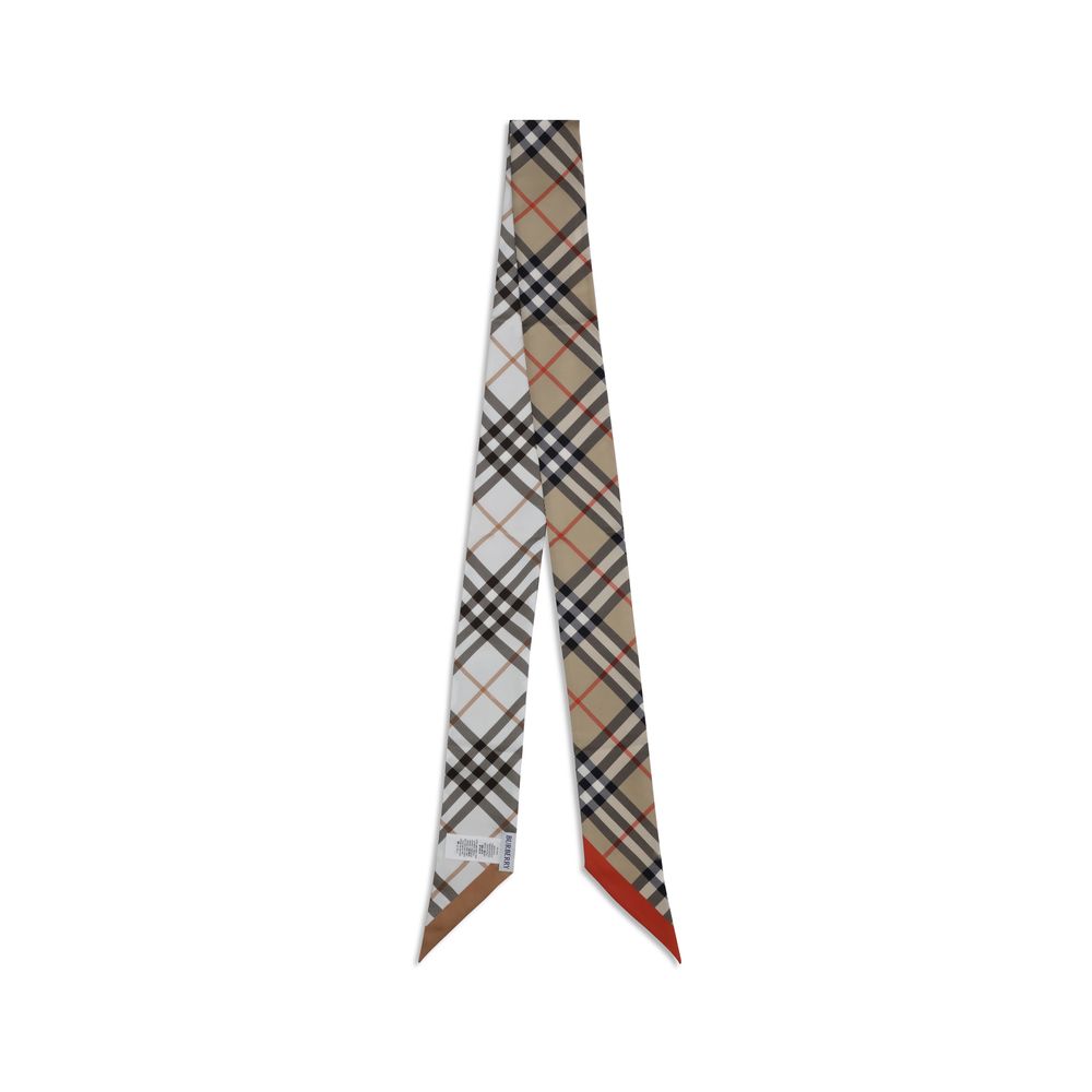 Burberry Multicolor Silk Scarf