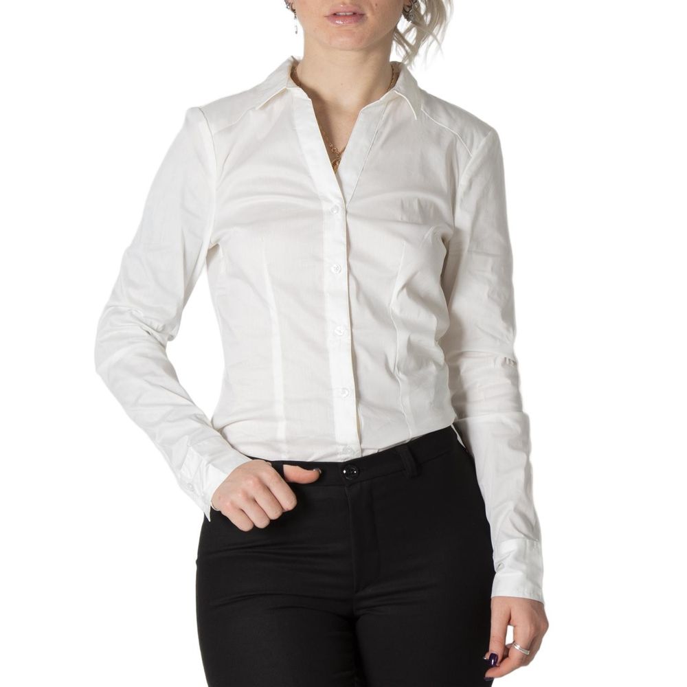 Vero Moda White Cotton Bodysuit
