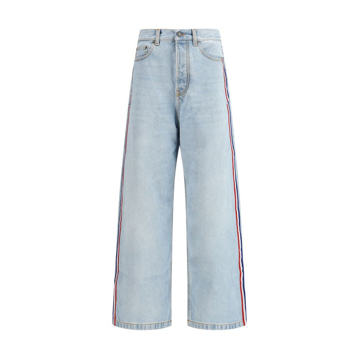 Fiorucci Blue Cotton Jeans Denim