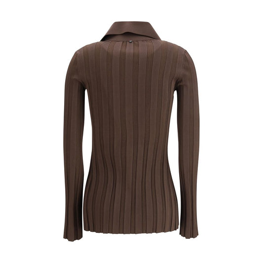 Max Mara Brown Viscose Cardigan