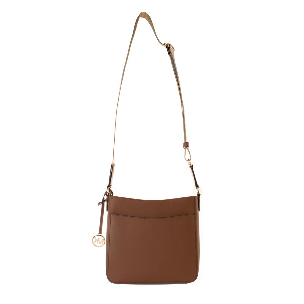 Michael Kors Brown Canvas Crossbody Bag