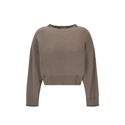 Brunello Cucinelli Beige Cashmere Cashmere Sweater