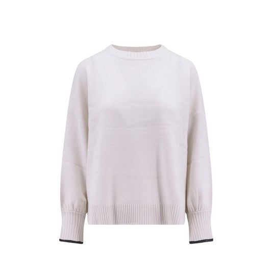 Brunello Cucinelli White Cashmere Cashmere Sweater