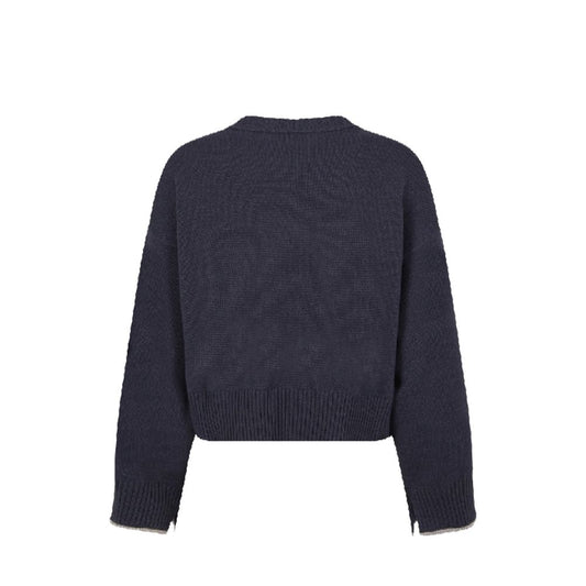 Brunello Cucinelli Blue Cashmere Cashmere Sweater