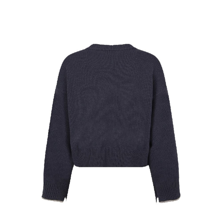 Brunello Cucinelli Blue Cashmere Sweater