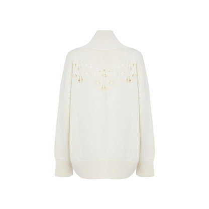 Chloé White Wool Sweatshirt